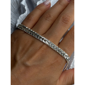 Italy Milor 925 Sterling Silver Panther Bracelet Lenght 8