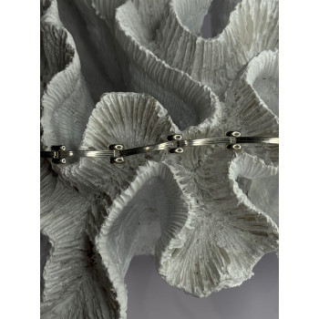 Elegant Italy 925 Sterling Silver Bracelet Length 7