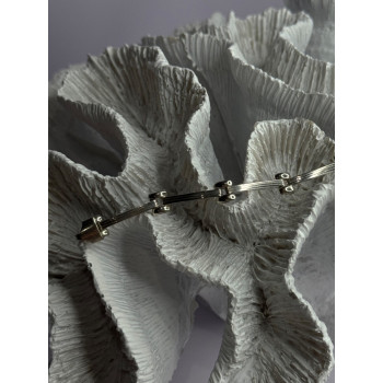 Elegant Italy 925 Sterling Silver Bracelet Length 7