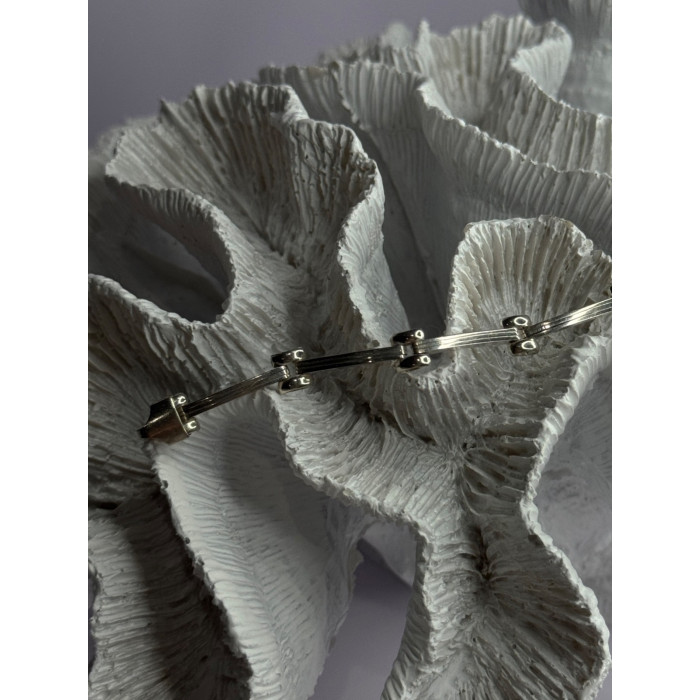 Elegant Italy 925 Sterling Silver Bracelet Length 7