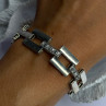 Beautiful Vintage 925 Sterling Silver Bracelet Length 7