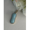 925 Sterling Silver Turquoise Pendant Length 1.50 Inch