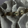 Vintage 925 Sterling Silver Abalone Bracelet Length 6.5