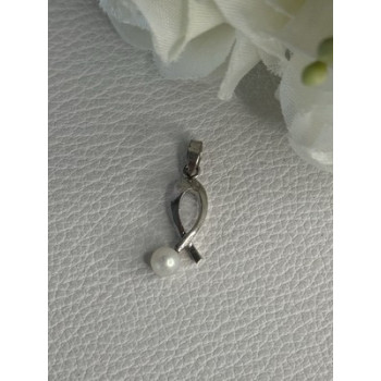 925 STERLING SILVER PEARL PENDANT LENGTH 0.80 INCH