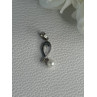 925 STERLING SILVER PEARL PENDANT LENGTH 0.80 INCH