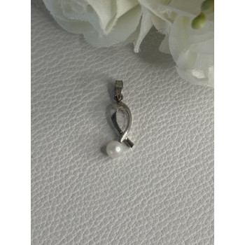 925 STERLING SILVER PEARL PENDANT LENGTH 0.80 INCH