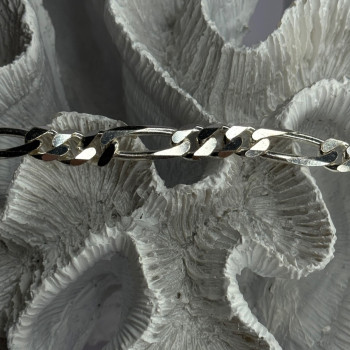 Mens 925 Sterling Silver Bracelet Length 8