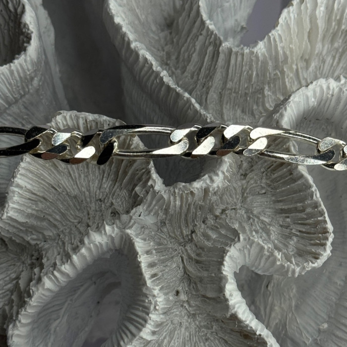 Mens 925 Sterling Silver Bracelet Length 8
