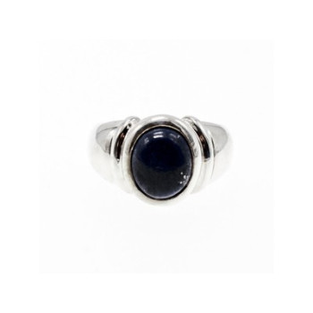 925 Sterling Silver Sodalite Ring Size 7