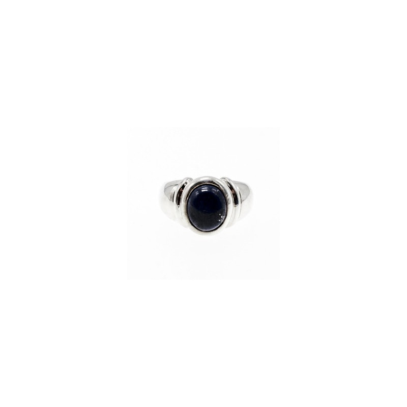 925 Sterling Silver Sodalite Ring Size 7