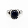 925 Sterling Silver Sodalite Ring Size 7