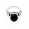 925 Sterling Silver Sodalite Ring Size 7
