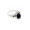 925 Sterling Silver Sodalite Ring Size 7