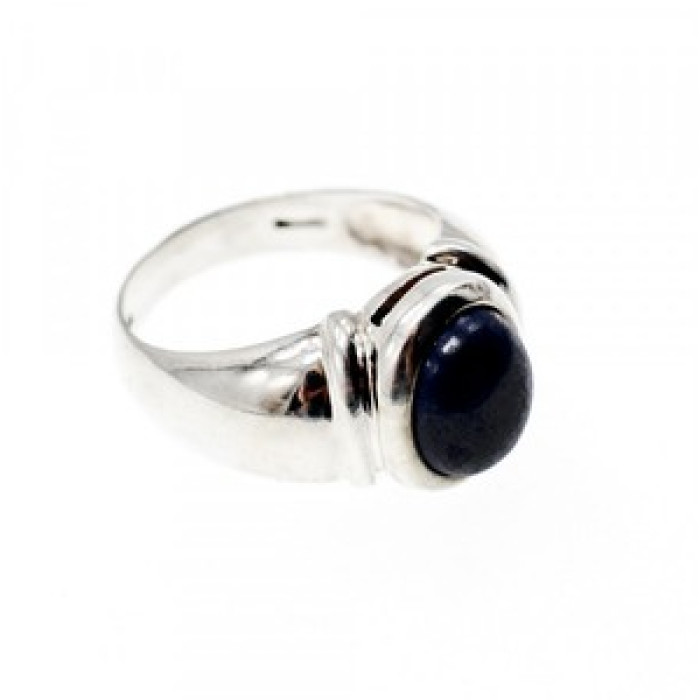 925 Sterling Silver Sodalite Ring Size 7