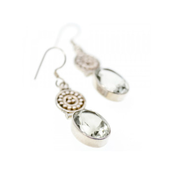 925 Sterling Silver Demantoid Earrings