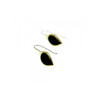 925 Sterling Silver Gold Plated Enamel Earrings