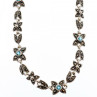 925 Sterling Silver Topaz & Marcasites 