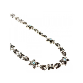 925 STERLING SILVER TOPAZ & MARCASITES 