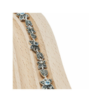 925 STERLING SILVER TOPAZ & MARCASITES 