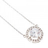925 Sterling Silver CZ Pendant Necklace