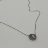 925 Sterling Silver CZ Pendant Necklace