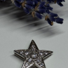 925 Sterling Silver CZ Star Pendant