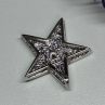 925 Sterling Silver CZ Star Pendant