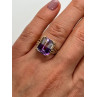 10K YELLOW GOLD AMETRINE  RING  SIZE 5.5