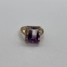 10K Yellow Gold  Ametrine Ring Size 5.5