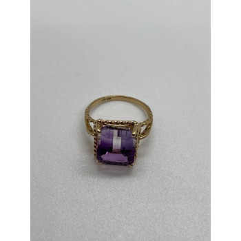10K YELLOW GOLD AMETRINE  RING  SIZE 5.5
