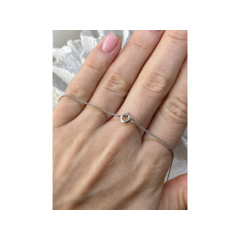 925 STERLING SILVER BLUE & WHITE SAPPHIRES CHAIN WITH PENDANT