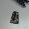 925 Sterling Silver Brooch Length 34 Mm