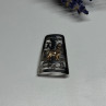925 Sterling Silver Brooch Length 34 Mm