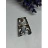 925 Sterling Silver Brooch Length 34 Mm