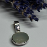925 Sterling Silver Nephrite Pendant