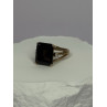 10K YELLOW GOLD BROWN TOURMALINE & DIAMONDS RING SIZE 6