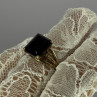 10K Yellow Gold Brown Tourmaline & Diamonds Ring Size 6