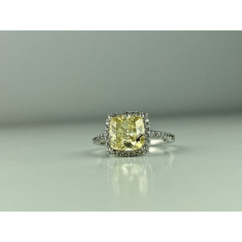 925 Sterling Silver CZ Ring Size 7