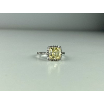 925 Sterling Silver CZ Ring Size 7