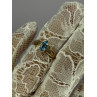 10K YELLOW GOLD BLUE TOPAZ RING SIZE 6.8