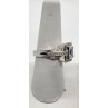 925 Sterling Silver CZ Ring Size 8
