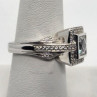925 Sterling Silver CZ Ring Size 8