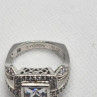 925 Sterling Silver CZ Ring Size 8