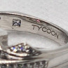 925 Sterling Silver CZ Ring Size 8