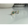 925 Sterling Silver Malachite Stud Earrings