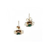 925 Sterling Silver Malachite Stud Earrings