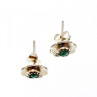 925 Sterling Silver Malachite Stud Earrings