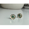 925 Sterling Silver Malachite Stud Earrings