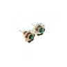 925 Sterling Silver Malachite Stud Earrings
