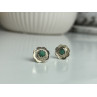 925 Sterling Silver Malachite Stud Earrings